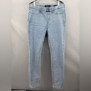 Judy blue elastic waist pull on skinny fit jeans juniors size 15/32